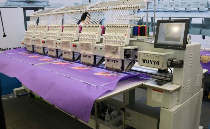 Commercial 6 Head High Speed Monogramming Logo Embroidery Machine Commercial 6 Head High Speed Monogramming Logo Embroidery Machine