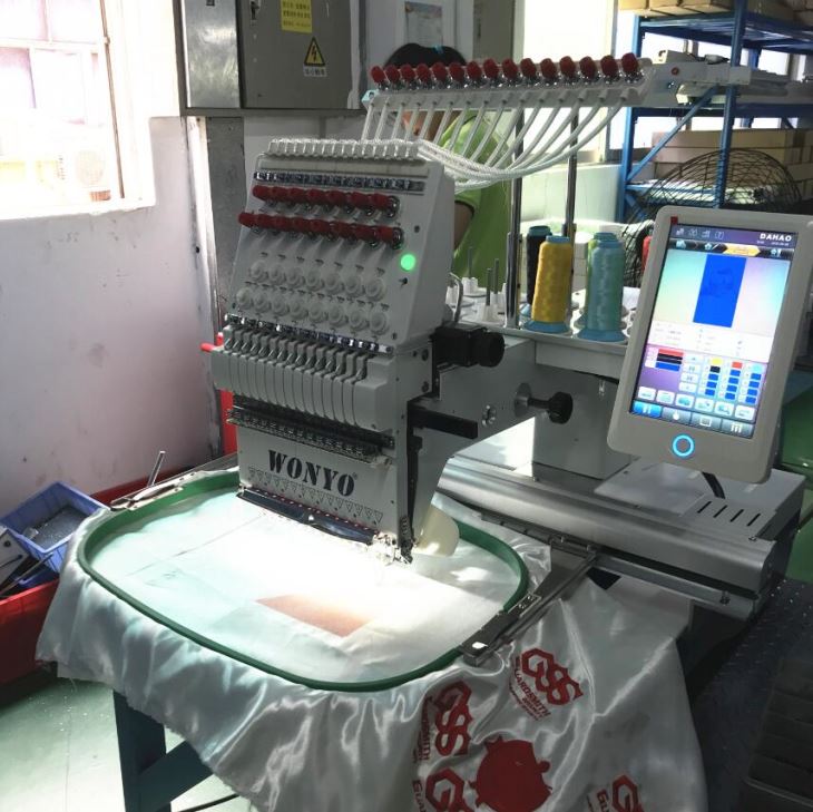 1 Head Dahao Direct Photo Digitizing Embroidery Machine
