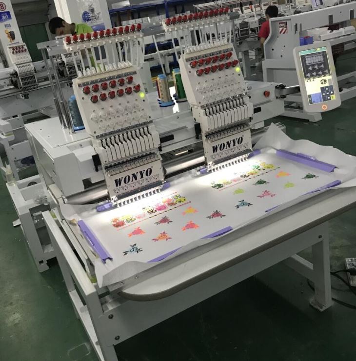 NEW 2 Head Computer Embroidery Machine