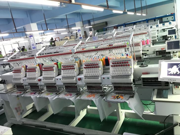 Wonyo 6 Head 12 Needles Cap Embroidery Machine