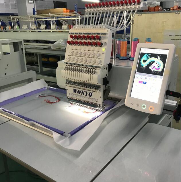 Cap Embroidery Machine One Head Computerized Embroidery Machine