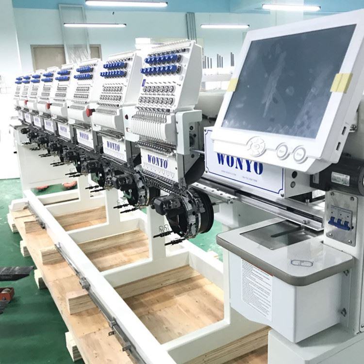 Shipment to Europe !! --8 Head 15 Needle High Speed Embroidery Machine Shipment to Europe !! --8 Head 15 Needle High Speed Embroidery Machine