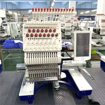 Uskutočnite počítačovú automatizáciu vyšívacích strojov 1 hlava 15 ihiel 360 x 510 Mm