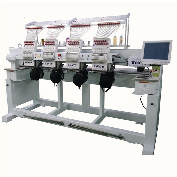 Wonyo Embroidery Machines 4 Head Japan Made For Logo T Shirt Embroidery